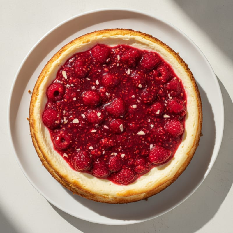 Creamy Greek Yogurt Protein Cheesecake