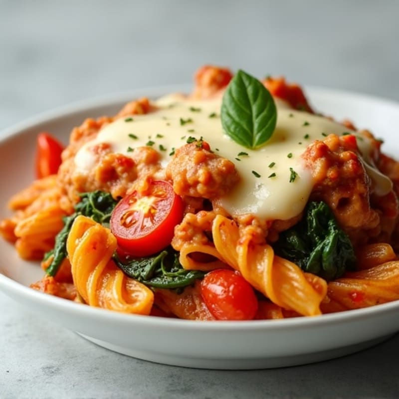 Protein-Packed Turkey and Veggie Baked Ziti