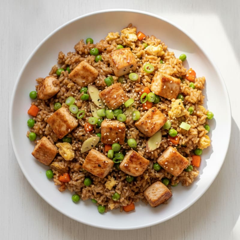 High-Protein Chicken Fried Rice