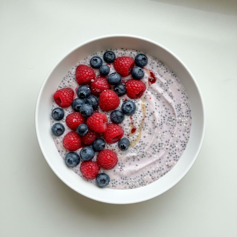 Berry Chia Seed Pudding