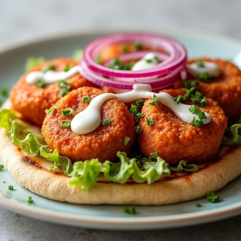 Crispy BBQ Ranch Chicken Flatbread