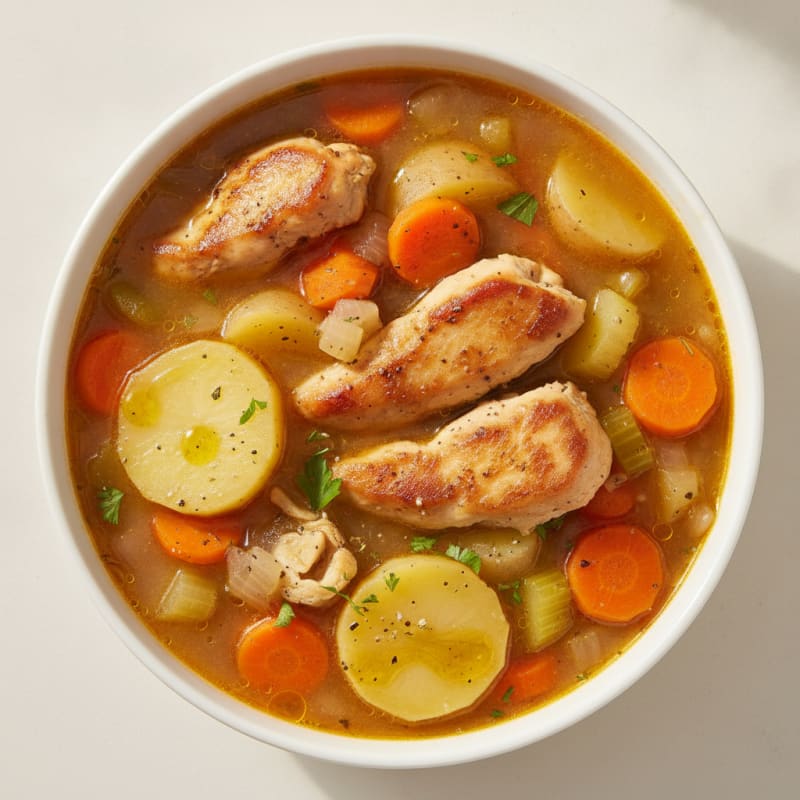 Hearty Chicken and Vegetable Soup