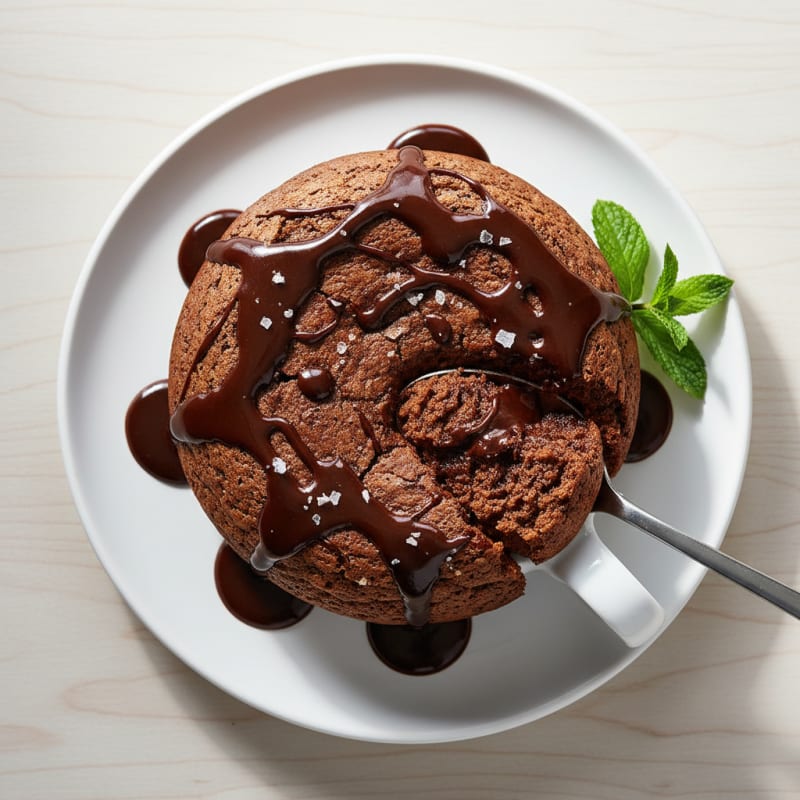 Creamy Chocolate Protein Mug Cake