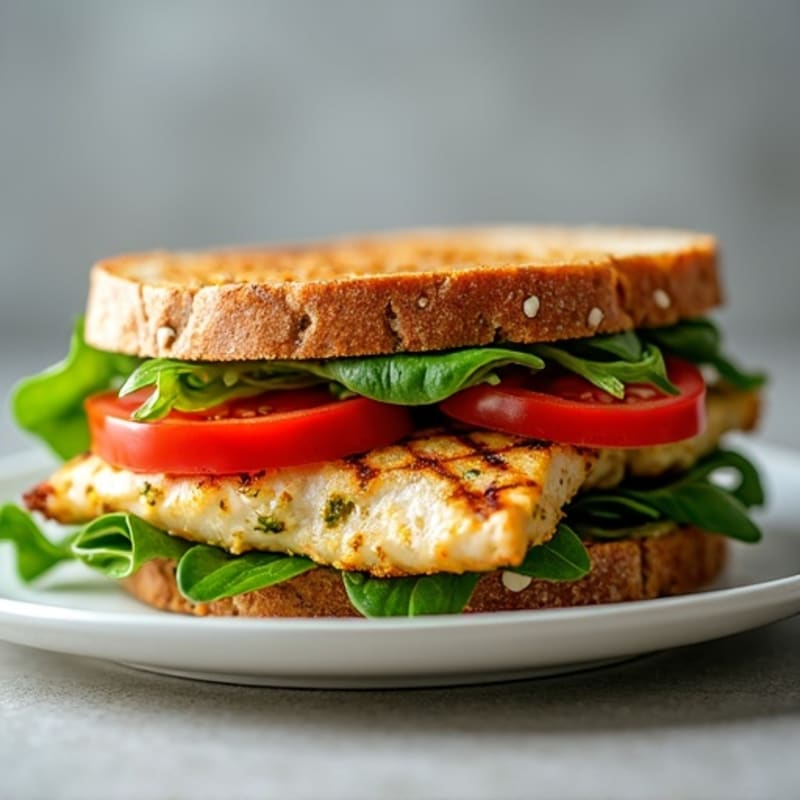 Herb-Grilled Chicken Pesto Panini