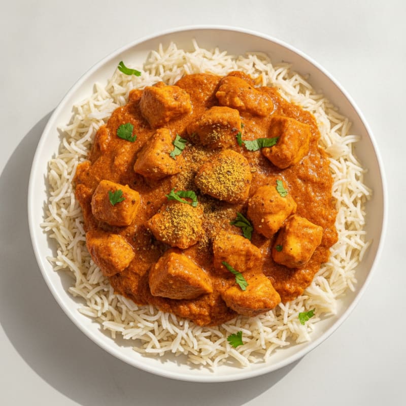 Spiced Butter Chicken with Basmati Rice
