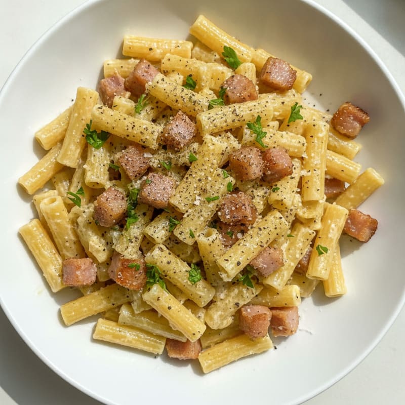 Classic Pancetta Carbonara with Pecorino