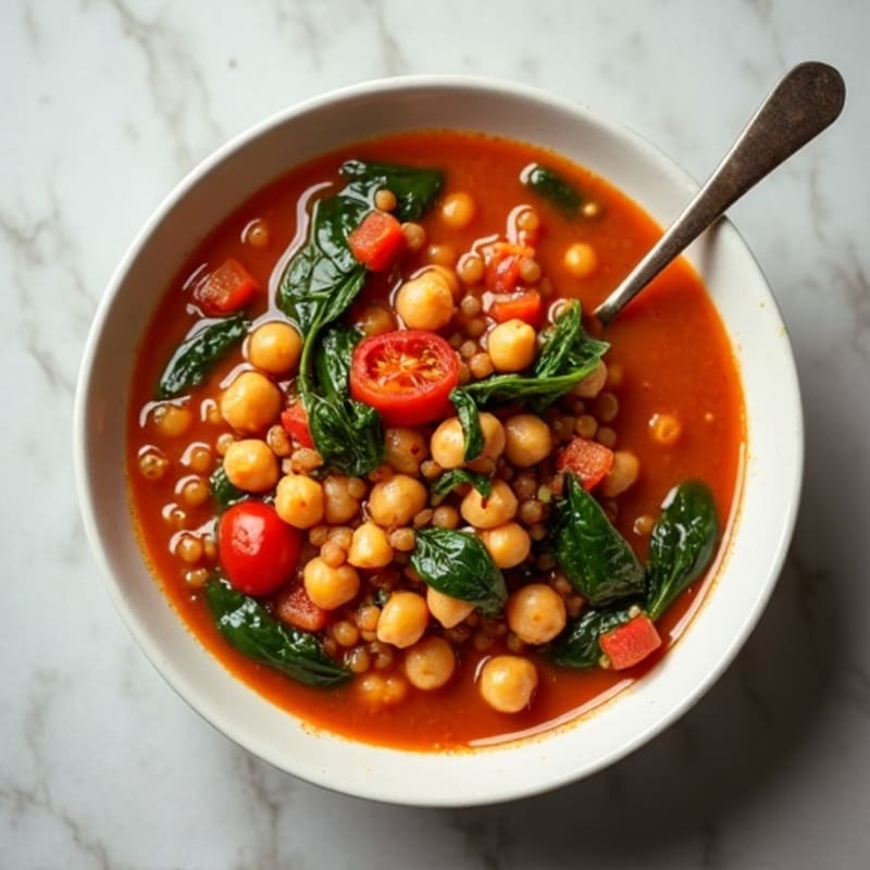 Hearty Spiced Chickpea and Tomato Stew