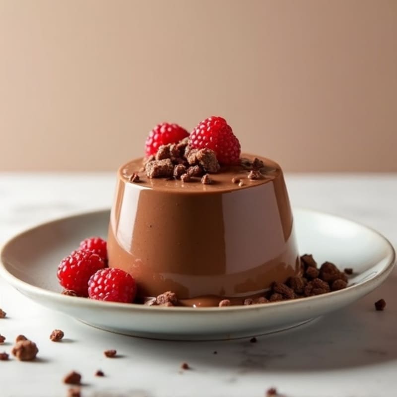 Silky Chocolate Protein Pudding