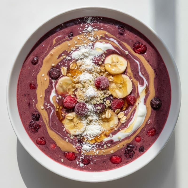 Mixed Berry Pre-Workout Smoothie