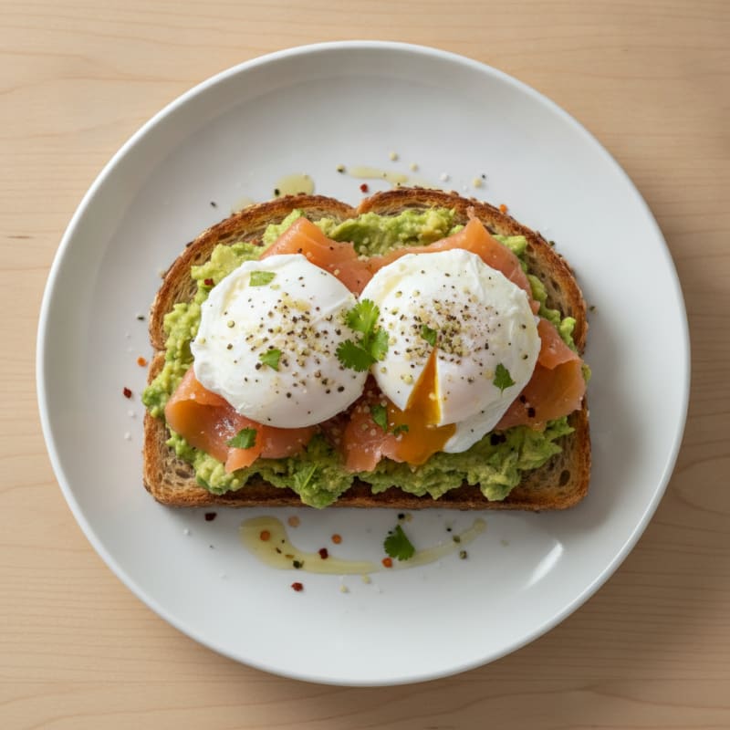 Avocado Toast with Poached Egg