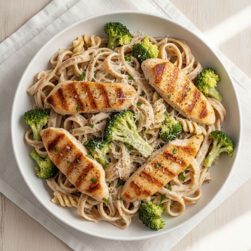 Garlic Parmesan Chicken Alfredo