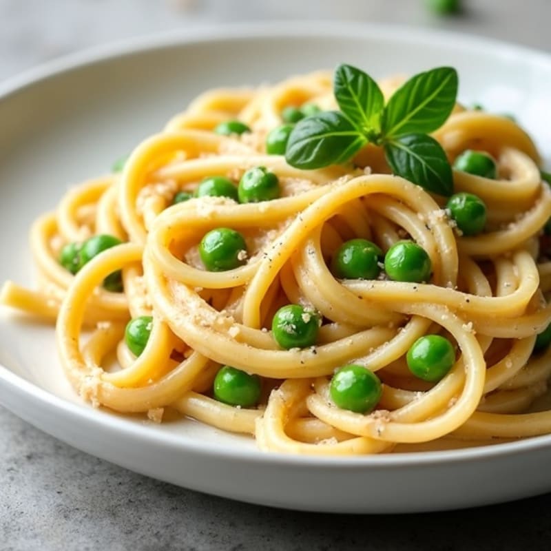 Creamy Plant-Based Cashew Alfredo Pasta
