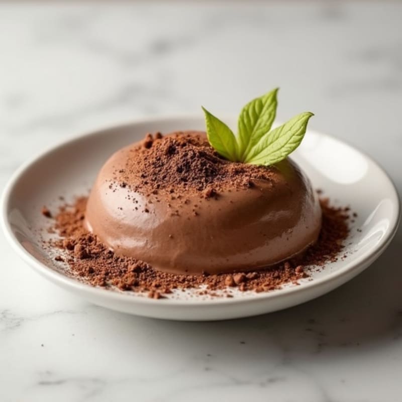 Silky Chocolate Protein Mousse with Greek Yogurt