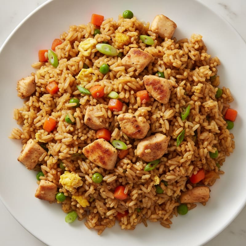 Chicken and Vegetable Fried Rice