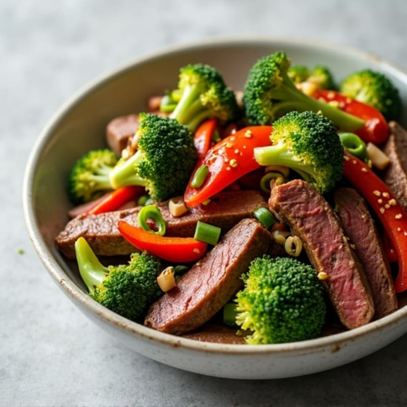 Lean Beef and Crisp Broccoli Stir-Fry