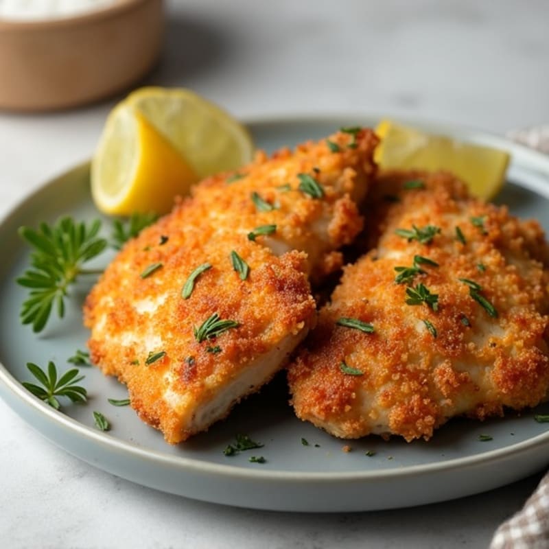 Crispy Baked Buttermilk Chicken with Herbs