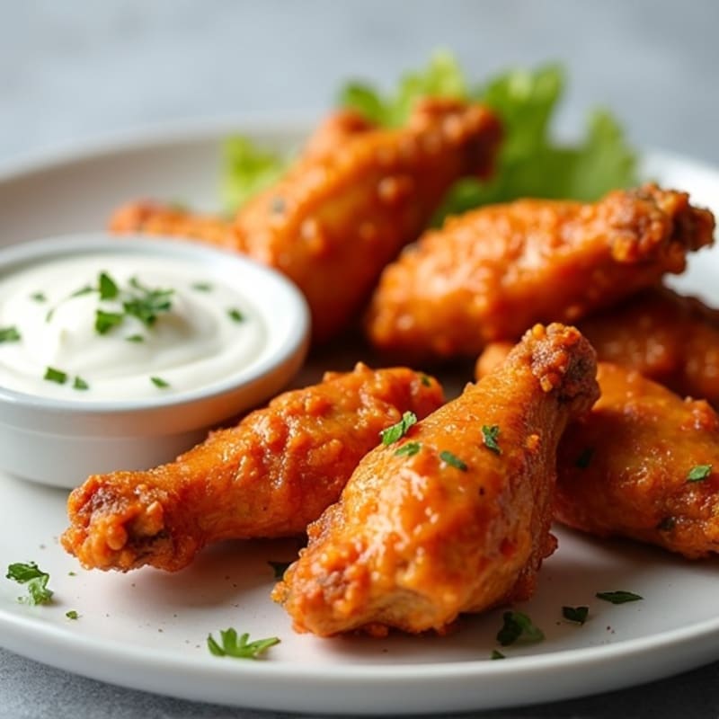 Crispy Baked Buffalo Chicken Wings