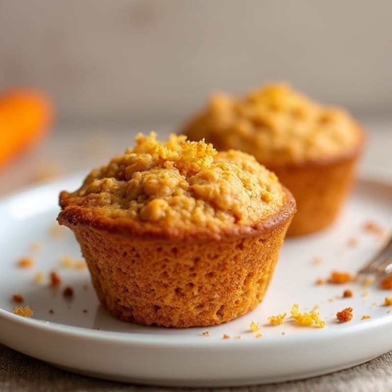 Maple-Spiced Butternut Squash Protein Muffins