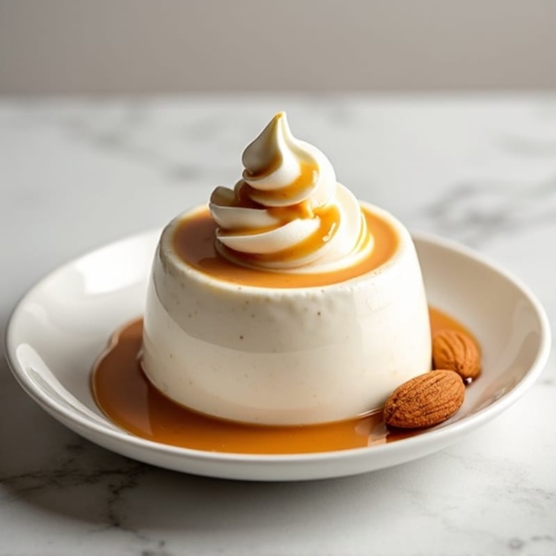 Silky Greek Yogurt Protein Mousse with Almond Butter Swirl