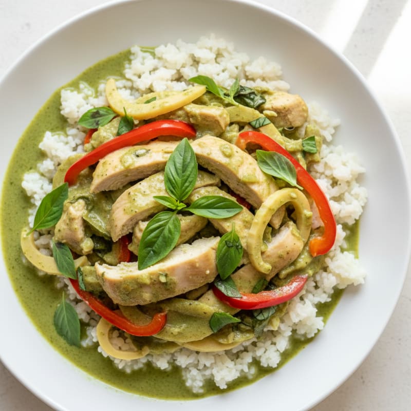 Creamy Thai Green Curry Chicken