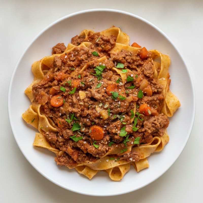 Hearty Beef Ragu with Pappardelle