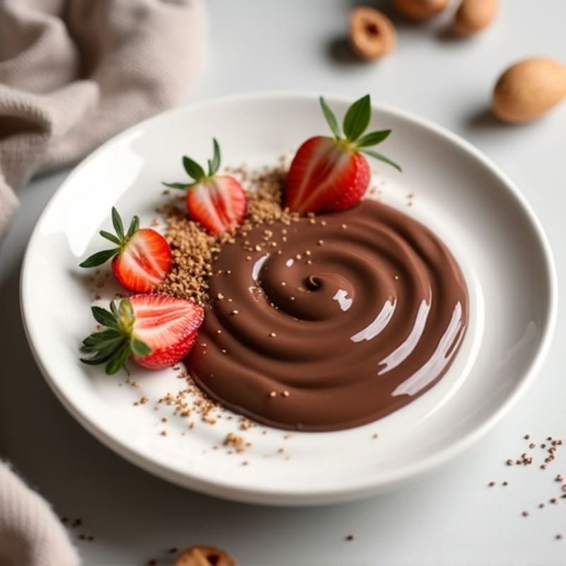 Silky Protein Chocolate Pudding with Greek Yogurt
