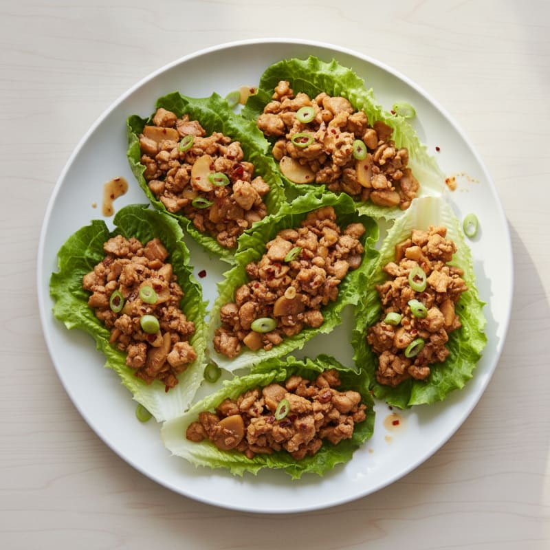 Asian Chicken Lettuce Wraps