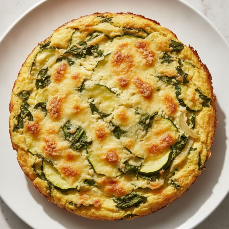 Herb-Baked Cottage Cheese and Vegetable Casserole