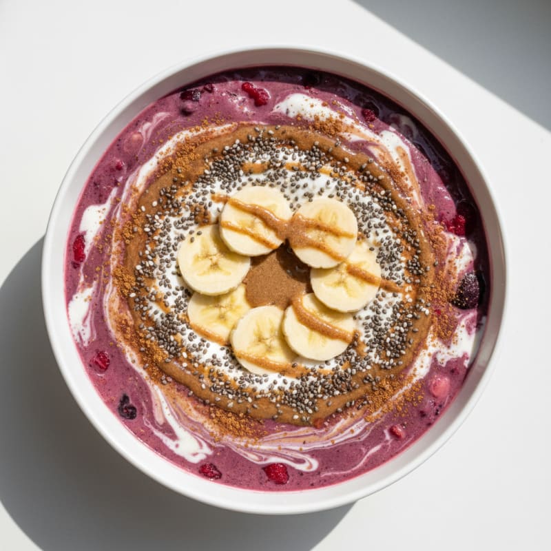 Berry Banana Protein Power Shake