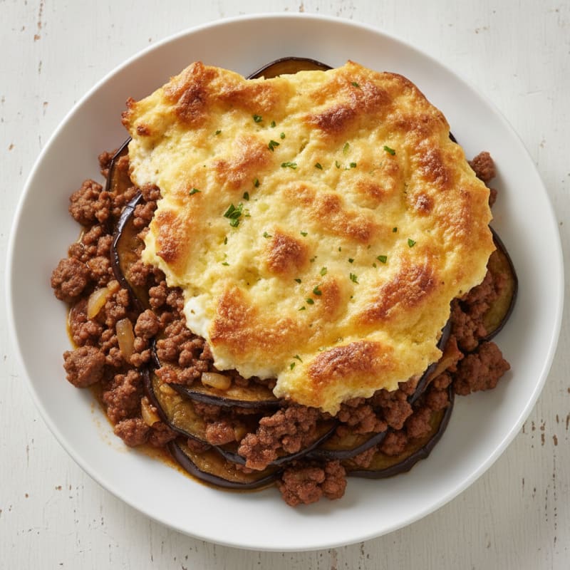 Classic Beef and Eggplant Moussaka