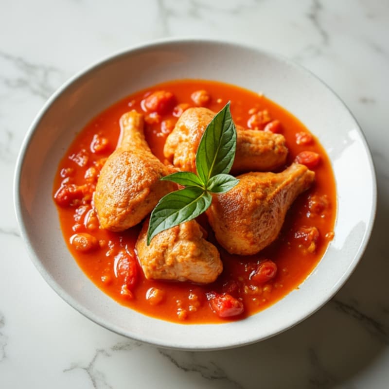 Creamy Yogurt Spiced Chicken in Tomato Sauce