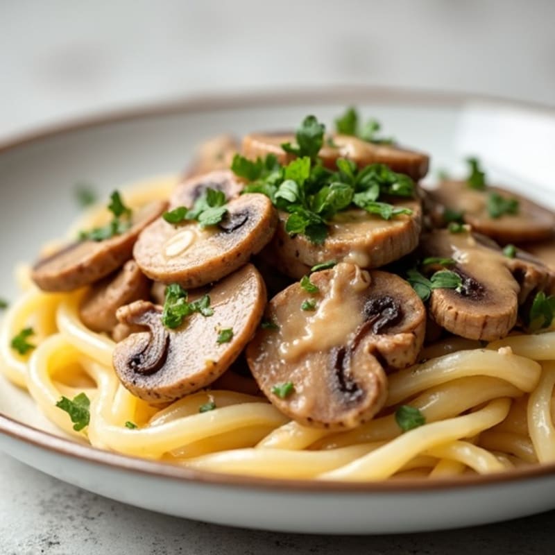 Creamy Greek Yogurt Beef Stroganoff with Mushrooms