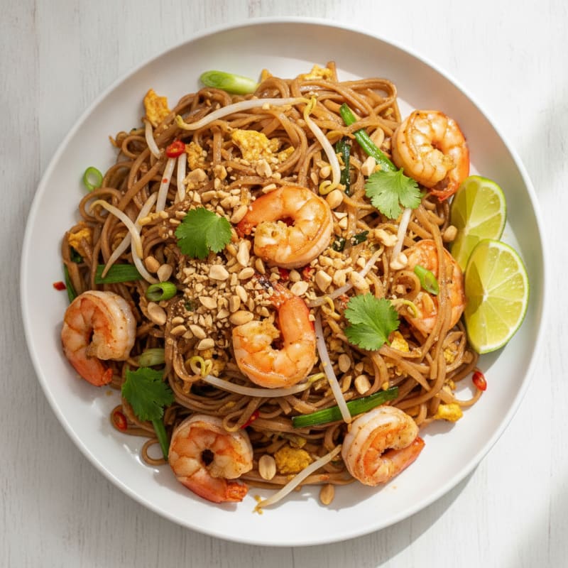Shrimp Pad Thai Noodles