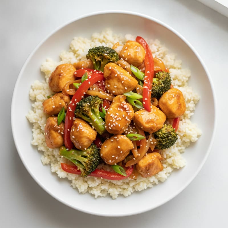 Orange Glazed Chicken Stir-Fry
