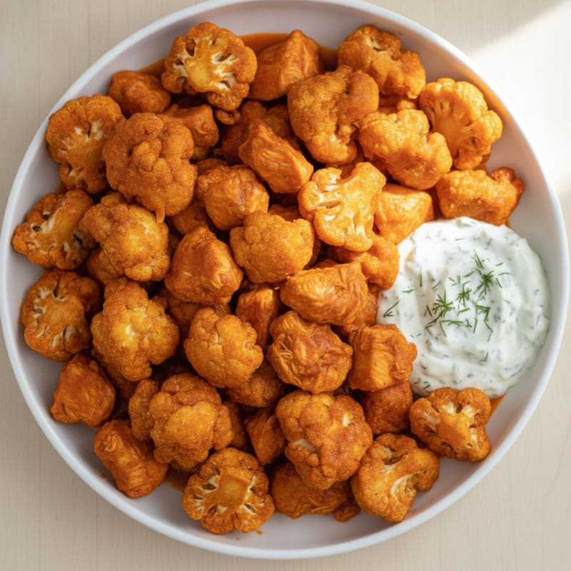 Buffalo Cauliflower Bites