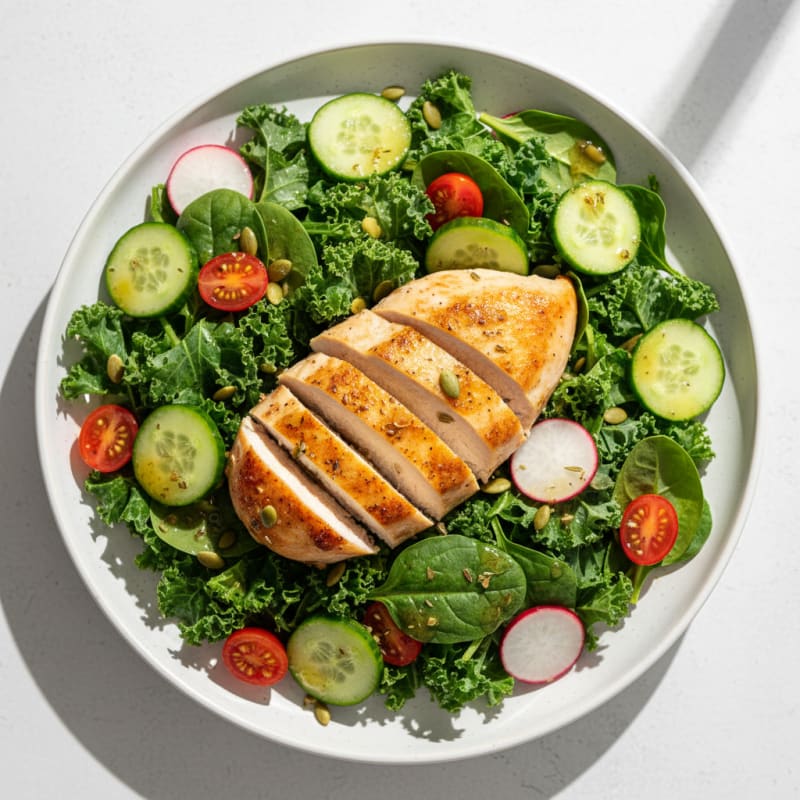 Vibrant Greens with Lemon-Herb Vinaigrette