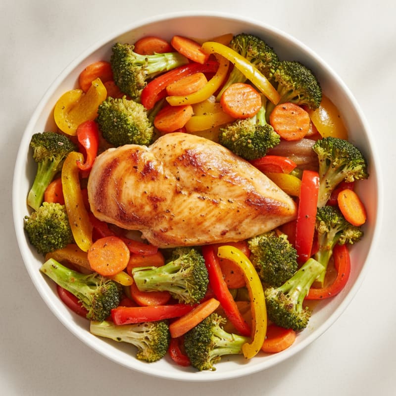 Lemon Herb Roasted Chicken and Vegetables