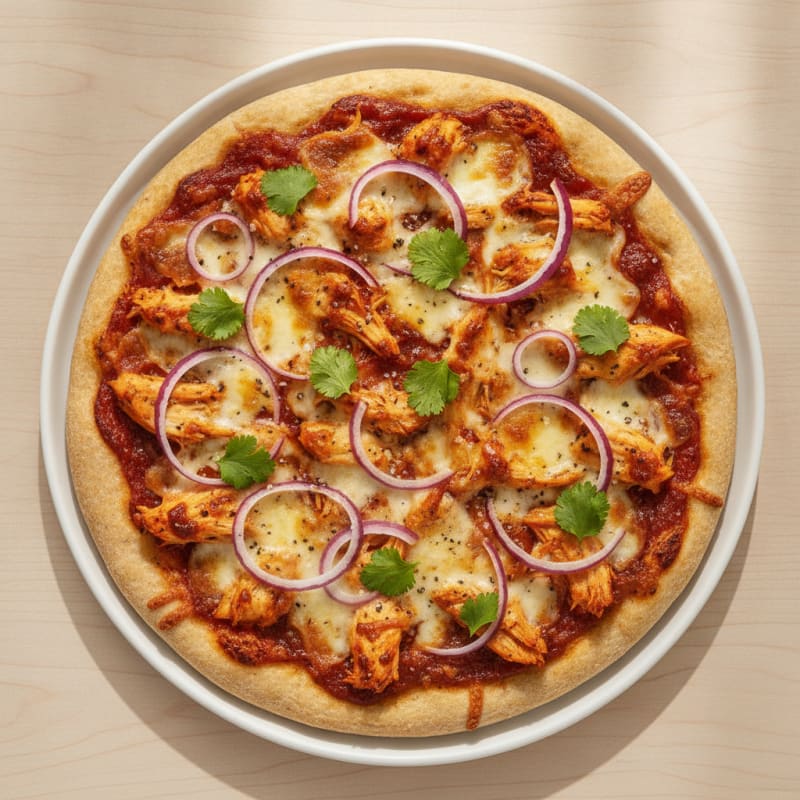 High-Protein BBQ Chicken Pizza