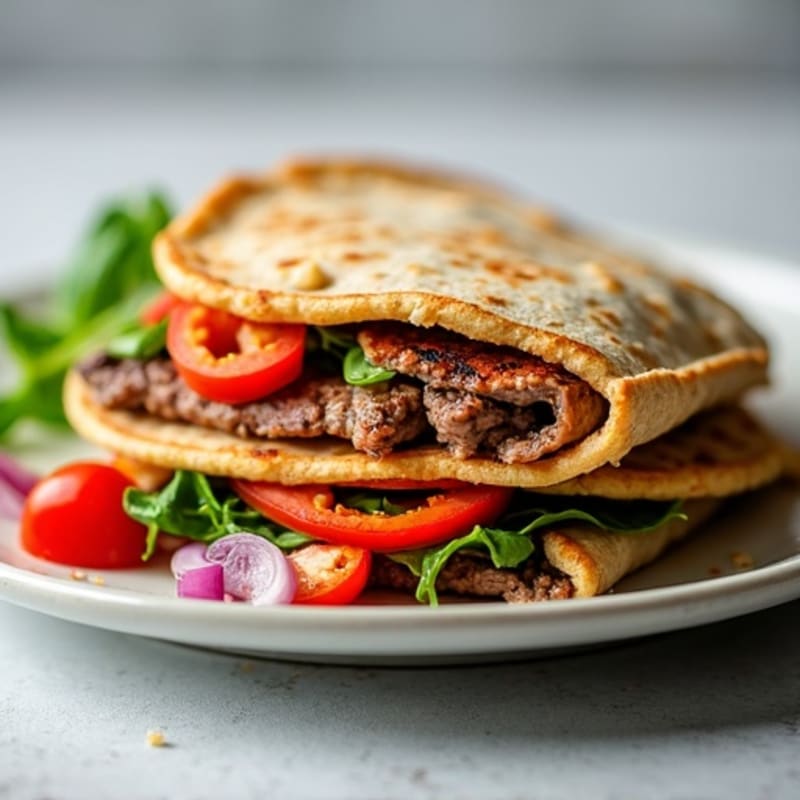 Crispy Lean Steak and Veggie Quesadillas