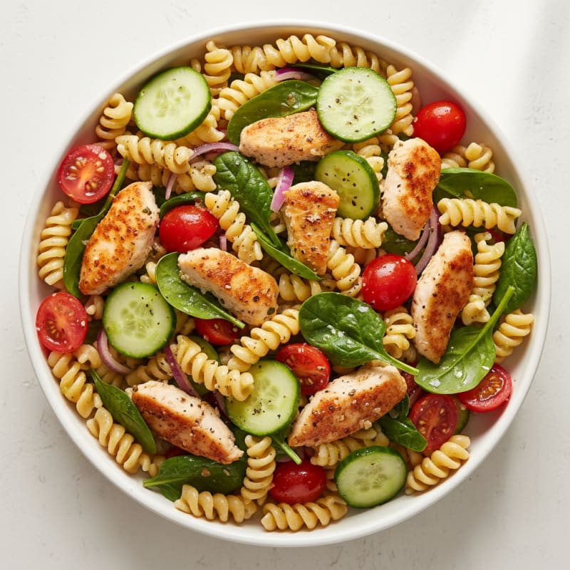 Zesty Lemon Herb Pasta Salad