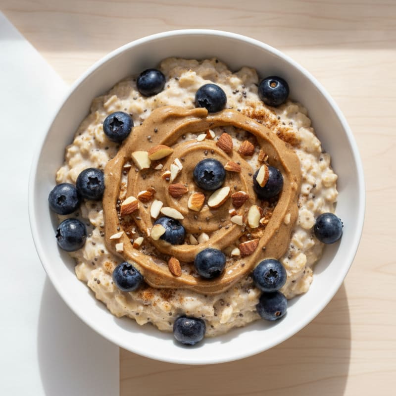 Blueberry Almond Overnight Oats