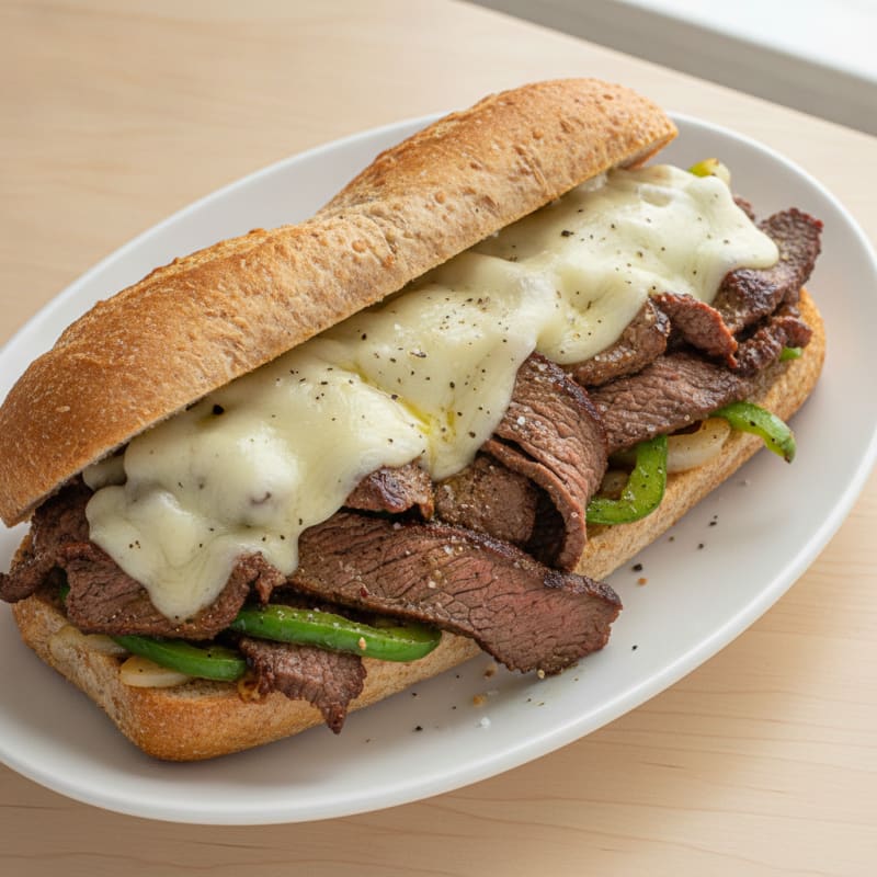 Philly Steak and Provolone Sandwich