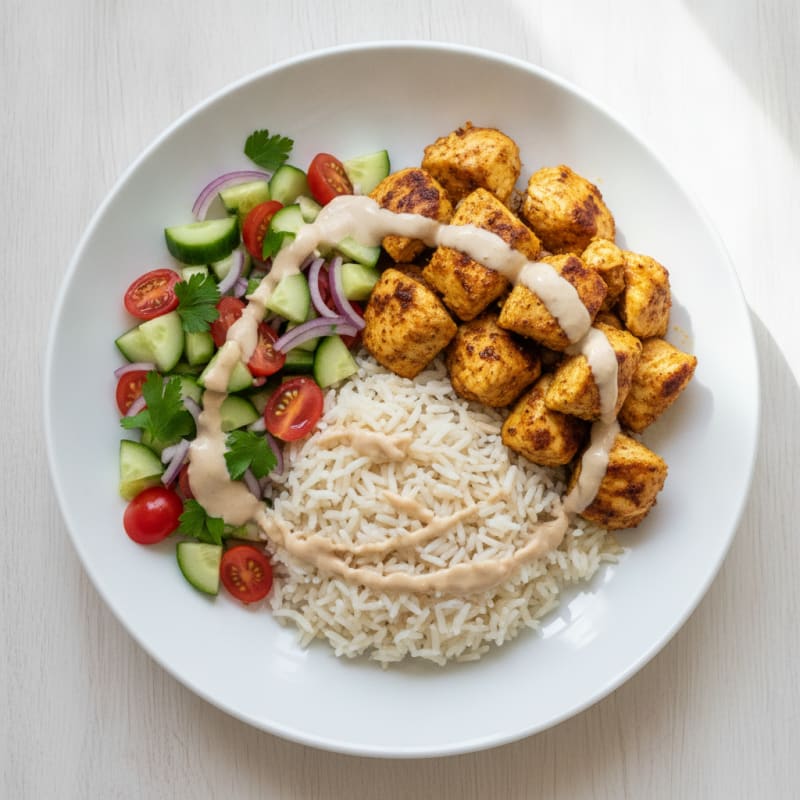 Chicken Shawarma Rice Bowl