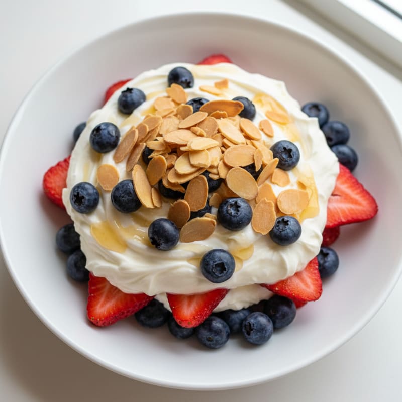 Creamy Greek Yogurt and Protein Powder Parfait