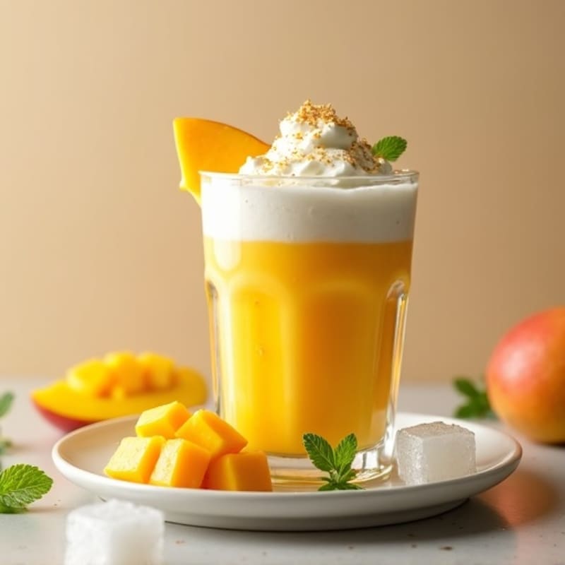 High-Protein Cottage Cheese Mango Lassi