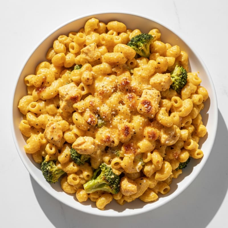 Creamy Golden Macaroni and Cheese Bake