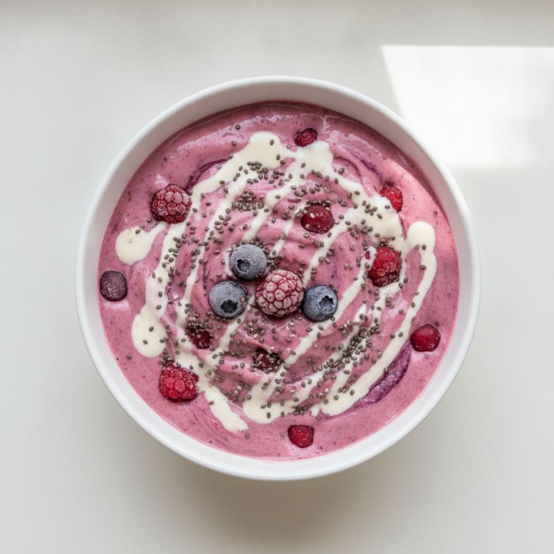 Berry Cottage Cheese Power Smoothie
