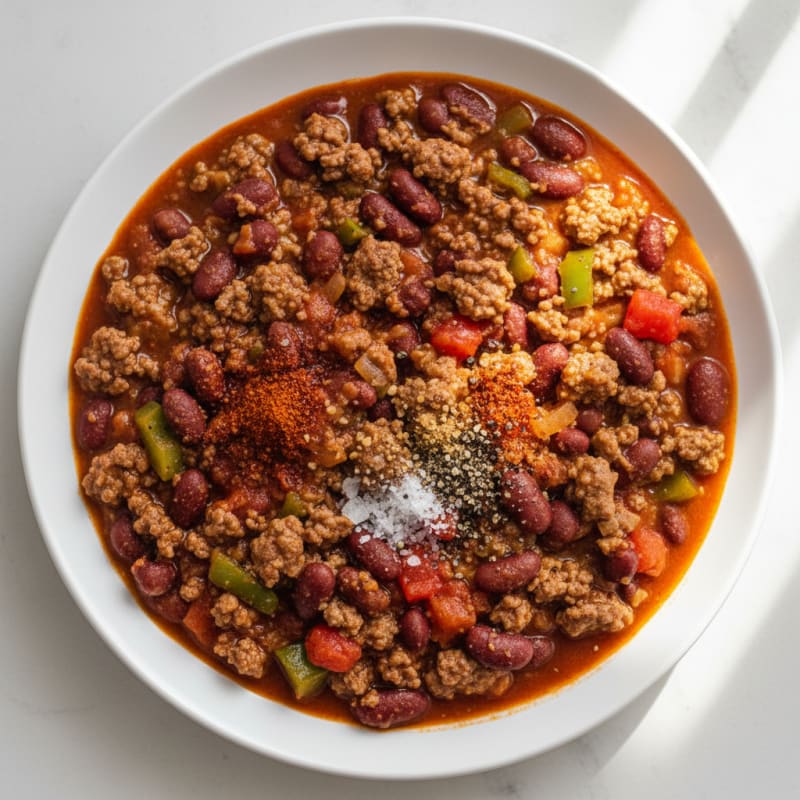 Hearty Slow Cooker Beef Chili