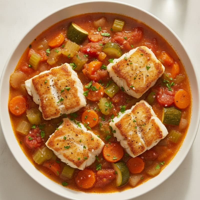 Hearty Fish and Vegetable Stew