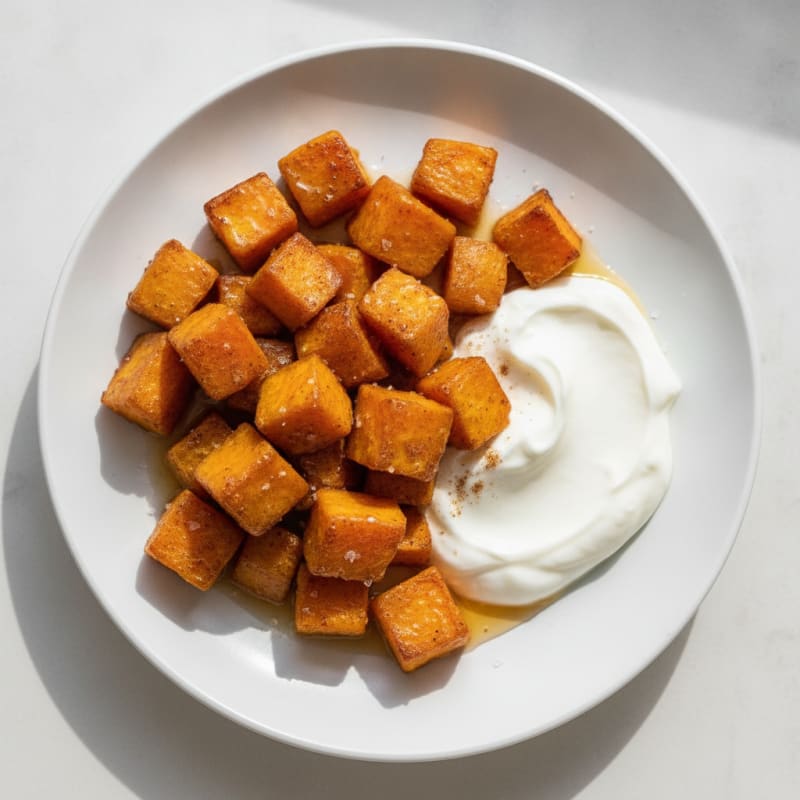 Honey-Glazed Roasted Sweet Potato Bites